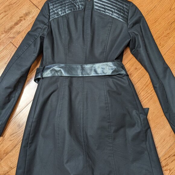 Mackage Size XS - Cotton trench with leather detailing - Picture 4 of 6